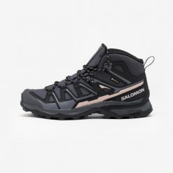 Buty turystyczne damskie Salomon XUltra Pioneer 2 GTX mid. Brązowe obuwie sportowe damskie Salomon, bez wzorów, z gore-texu, trekkingowe. Za 719.99 zł.