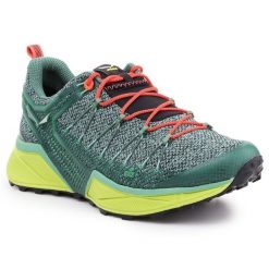 Buty Salewa Ws Dropline W 61369-5585 zielone. Zielone obuwie sportowe damskie bez wzorów, z materiału. Za 898.36 zł.