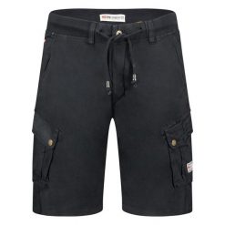 Bermudy Geographical Norway PAKITO BLACK DB MEN 256 czarny męska. Czarne krótkie spodenki sportowe męskie Geographical Norway, m, bez wzorów, trekkingowe. Za 129.00 zł.