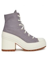Converse Trampki Chuck 70 De Luxe Heel A12575C Fioletowy. Fioletowe trampki i tenisówki damskie Converse, bez wzorów, z materiału, bez zapięcia. Za 429.99 zł.