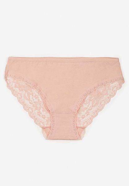 Różowe Majtki Figi z Koronkowymi Wstawkami Amiora. Czerwone figi damskie Renee, l, bez wzorów, z bawełny. Za 9.99 zł.