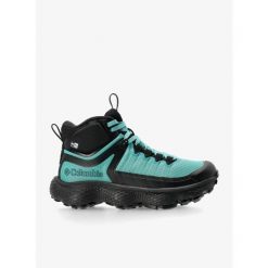 Buty turystyczne damskie Columbia Escape Thrive Titanium Mid Outdry. Niebieskie obuwie sportowe damskie Columbia, bez wzorów, trekkingowe. Za 519.99 zł.