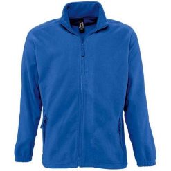 Bluza Polarowa Unisex Dla Dorosłych North. Niebieskie bluzy damskie SOL'S, na zimę, s, bez wzorów, z polaru, bez kaptura, trekkingowe. Za 109.99 zł.