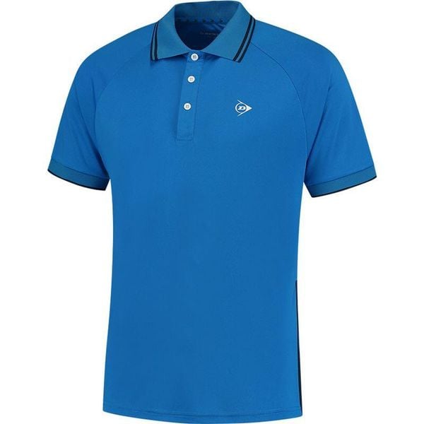 Koszulka sportowa męska Dunlop Club Polo Shirt. Niebieskie koszulki polo męskie Dunlop, m, bez wzorów, sportowe, bez ramiączek. Za 159.99 zł.