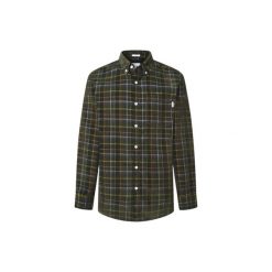 Koszula Pepe Jeans Max. Zielone koszule damskie Pepe Jeans, bez wzorów, z jeansu, bez kołnierzyka, bez ramiączek. W wyprzedaży za 296.50 zł.