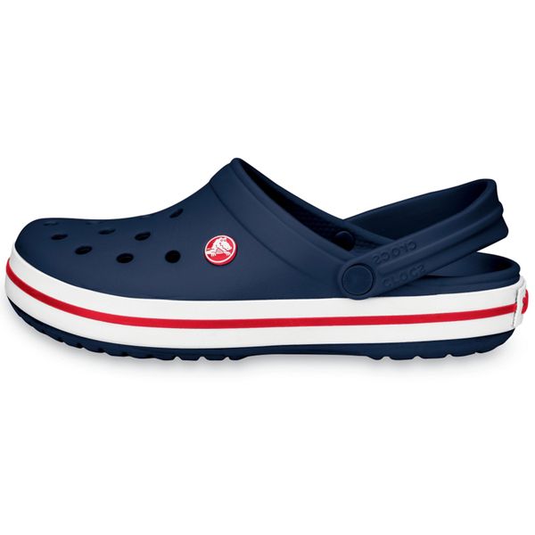 Tong Femme Tong Crocs Bleu Bleu. Czerwone klapki damskie Crocs, bez wzorów, z materiału, bez obcasa. Za 292.00 zł.