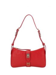 PINKO Torebka Arthemis Shoulder Mini AI 24-25 PLTT 103512 A29V Czerwony. Czerwone torebki do ręki damskie Pinko, bez wzorów, ze skóry, bez dodatków. Za 679.99 zł.