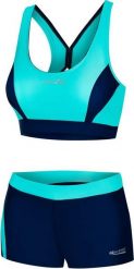 Dwuczęściowy strój pływacki damski Aqua Speed Fiona. Czarne bikini damskie Aqua-Speed, bez wzorów. Za 149.99 zł.