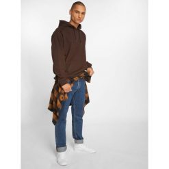Bluza z kapturem Urban Classic blank. Brązowe bluzy męskie Urban Classics, m, bez wzorów, z kapturem. Za 170.95 zł.