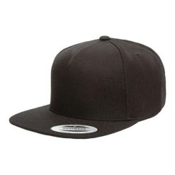Premium 5 Panel Snapback Baseball Cap. Brązowe czapki i kapelusze damskie FLEXFIT, bez wzorów. Za 76.99 zł.