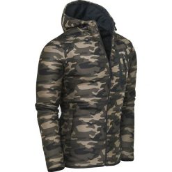 Bluza męska z kapturem zielona moro Recea. Zielone bluzy męskie Recea, l, bez wzorów, z bawełny, z kapturem. W wyprzedaży za 49.99 zł.