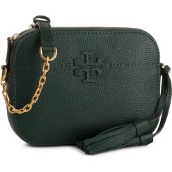 Torebka TORY BURCH - Mcgraw Bamera Bag 50584 Pine Tree 304. Zielone listonoszki damskie Tory Burch, bez wzorów, ze skóry, klasyczne, bez dodatków. Za 1,269.00 zł.
