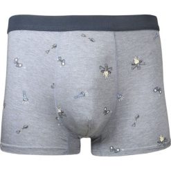 Bokserki Obcisłe, Szare w Latarki, Ogniska, Lornetki, Bawełniane, Majtki z Elastanem -ALTIES. Szare bokserki męskie Alties, l, bez wzorów, z bawełny. Za 35.00 zł.