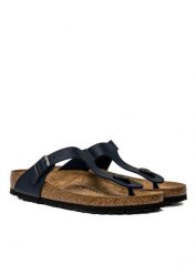 Japonki Birkenstock Gizeh BF (143621). Niebieskie buty sportowe męskie Birkenstock, bez zapięcia. Za 339.99 zł.