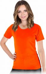 R.E.I.S. TS-EVORA - T-shirt damski z siateczki doskonała wentylacja idalny dla sportowców dzianina 100% poliester 130-135 g/m2 okrągły - pomarańczowy. Brązowe t-shirty damskie R.E.I.S., m, bez wzorów, z dzianiny, bez kołnierzyka. Za 10.83 zł.