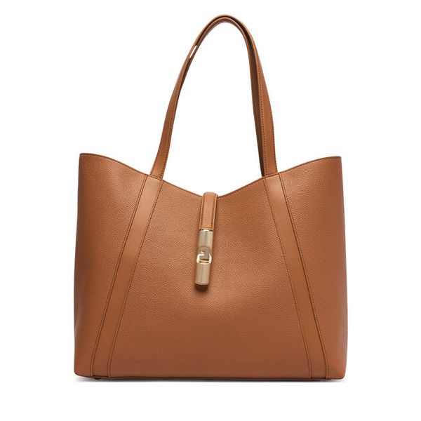 Torebka Furla. Brązowe torebki do ręki damskie Furla, bez wzorów, klasyczne, bez dodatków. Za 1,439.00 zł.
