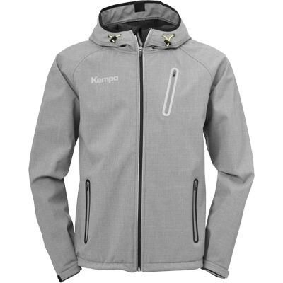 Kurtka Kempa Core 2.0 Softshell Caution. Szare bluzy męskie Kempa, bez wzorów, z materiału, na fitness i siłownię. W wyprzedaży za 302.35 zł.