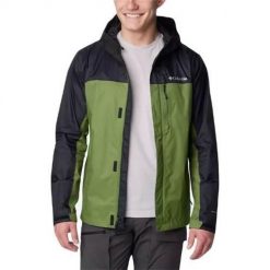 Kurtka uniwersalna męska Columbia Pouring Adventure Ii. Zielone kurtki męskie Columbia, l, bez wzorów, casualowe, z kapturem. Za 364.99 zł.