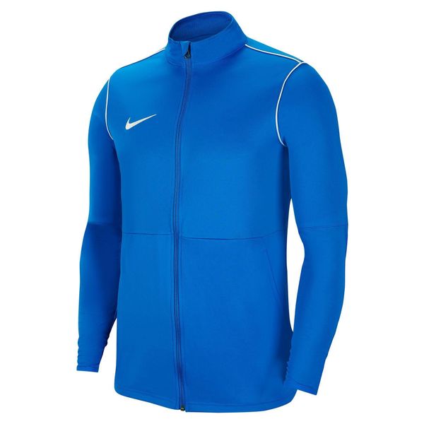 Bluza treningowa męska Nike Dry Park 20. Białe bluzy męskie Nike, m, bez wzorów, z materiału, bez kaptura, na fitness i siłownię, dri-fit (nike). Za 221.00 zł.