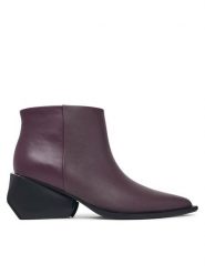 United Nude Botki Ricky Yoyo Mid 110413416 Bordowy. Czerwone botki damskie United Nude, ze skóry, bez obcasa, na słupku, bez zapięcia. Za 1,579.00 zł.