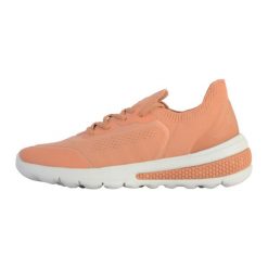 Tenisówki Geox Model D Spherica Actif A Kolor Pomarańczowy. Brązowe trampki męskie Geox, bez wzorów, z tkaniny, casualowe, bez zapięcia. W wyprzedaży za 453.00 zł.