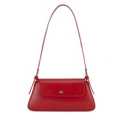 Torebka GINO ROSSI. Czerwone listonoszki damskie Gino Rossi, bez wzorów, bez dodatków. Za 179.99 zł.