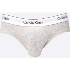 Calvin Klein Underwear - Slipy. Szare slipki męskie Calvin Klein Underwear, z bawełny. Za 149.90 zł.