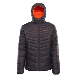 Kurtka z kapturem Alpine Pro Erom. Brązowe kurtki męskie Alpine Pro, xl, bez wzorów, z materiału, z kapturem. Za 319.00 zł.
