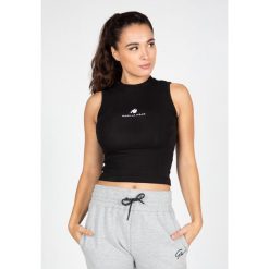 Livonia Crop Top - Czarny. Czarne obuwie sportowe damskie GORILLA WEAR, bez wzorów, na fitness i siłownię. Za 118.00 zł.