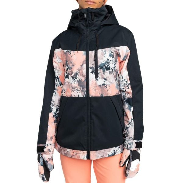 Damska Kurtka ROXY PRESENCE PARKA JACKET. Czarne kurtki damskie Roxy, na zimę, bez wzorów, bez kaptura. Za 749.00 zł.
