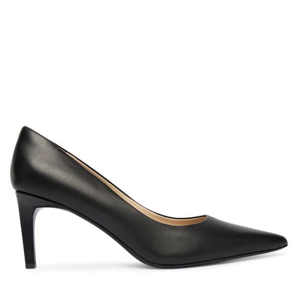 Szpilki Calvin Klein. Czarne szpilki damskie Calvin Klein, bez wzorów, bez obcasa, bez zapięcia. Za 649.99 zł.