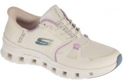 Buty sportowe Sneakersy damskie, Slip-Ins: Glide-Step Pro. Brązowe obuwie sportowe damskie Skechers, bez wzorów, z materiału, trekkingowe. Za 449.99 zł.
