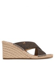MICHAEL Michael Kors Espadryle Kenzie 40R6KZMS1B Brązowy. Brązowe espadryle damskie MICHAEL Michael Kors, bez wzorów, ze skóry, bez obcasa, bez zapięcia. Za 589.99 zł.