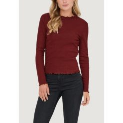 Koszulka z długim rękawem Kobieta ONLY Onlemma Life Ls Glitter Top Jrs Noos. Czerwone t-shirty damskie Only, bez wzorów, z bawełny, bez kołnierzyka. Za 155.95 zł.