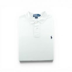 Second life - Koszulka polo męska Polo Ralph Lauren - Stan dobry. Białe koszulki polo męskie Ralph Lauren, l, bez wzorów, z materiału, bez kołnierzyka, bez ramiączek, na golfa. Za 106.46 zł.