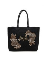 Liu Jo Torebka VA6191 D5062 Czarny. Czarne torebki do ręki damskie Liu Jo, bez wzorów, z materiału, bez dodatków. Za 469.99 zł.