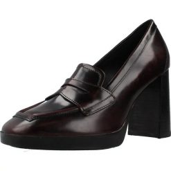 Buty GEOX D TEULADA Bordeaux. Czerwone obuwie sportowe damskie Geox, na fitness i siłownię. Za 371.99 zł.
