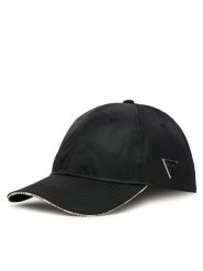 Guess Czapka z daszkiem AM9537 NYL01 Czarny. Czarne rękawiczki męskie Guess, z aplikacjami, z materiału. Za 109.99 zł.