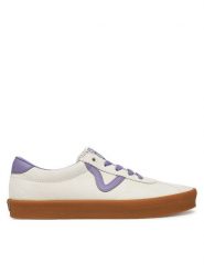 Vans Tenisówki VN000CQR6PH1 Écru. Trampki i tenisówki damskie Vans, bez wzorów, ze skóry, bez zapięcia. Za 239.99 zł.