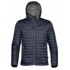 Męska Kurtka Termiczna Gravity. Czarne kurtki męskie STORMTECH, m, bez wzorów, z puchu, sportowe, bez kaptura. Za 604.99 zł.