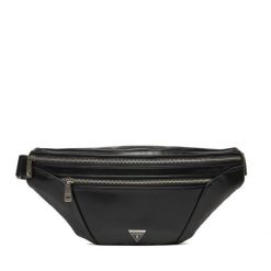 Nerka Guess. Czarne saszetki męskie Guess, młodzieżowe, małe. Za 209.99 zł.
