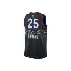 Koszulka męska nike nba philadelphia 76ers ben simmons city edition swingman. Czarne koszulki sportowe męskie Nike, m, bez wzorów, z jersey, bez kołnierzyka, bez ramiączek, do biegania. Za 399.00 zł.
