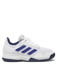 Adidas Buty do tenisa Gamespec JI4323 Biały. Białe buty sportowe chłopięce Adidas, bez wzorów, z materiału, bez zapięcia, tenisowe. Za 169.99 zł.