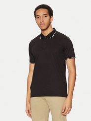 Calvin Klein Polo K10K114130 Czarny Regular Fit. Czarne koszulki polo męskie Calvin Klein, m, bez wzorów, z bawełny, bez ramiączek. Za 219.99 zł.