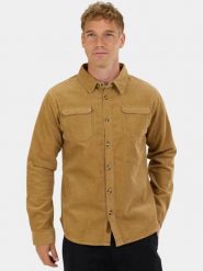 Koszulka Męska Fundango Oregon. Brązowe bluzki z długim rękawem męskie Fundango, m, bez wzorów, z bawełny, eleganckie, bez kołnierzyka. Za 299.00 zł.