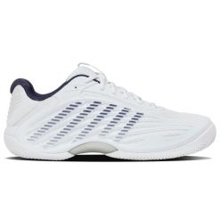 Buty do tenisa K-Swiss Hypercourt Express 3. Białe buty sportowe męskie K-SWISS, bez zapięcia, tenisowe. Za 641.50 zł.