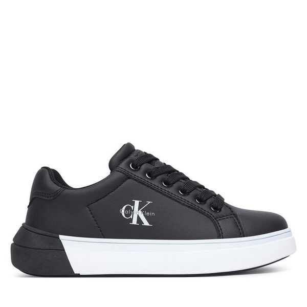 Sneakersy Calvin Klein. Czarne trampki i tenisówki chłopięce Calvin Klein, bez wzorów, bez zapięcia. Za 378.99 zł.