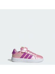 Adidas Sneakersy Grand Court 3.0 Girls Shoes Children KI1755 Różowy. Czerwone buty sportowe dziewczęce Adidas, bez wzorów, ze skóry, bez zapięcia. Za 169.99 zł.