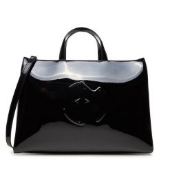 Torebka Eva Minge. Czarne torebki do ręki damskie Eva Minge, bez wzorów, klasyczne, bez dodatków. Za 379.99 zł.
