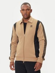 Adidas Bluza adicolor Panel JY1427 Beżowy Regular Fit. Brązowe bluzy męskie Adidas, m, bez wzorów, z syntetyku, bez kaptura. Za 259.99 zł.